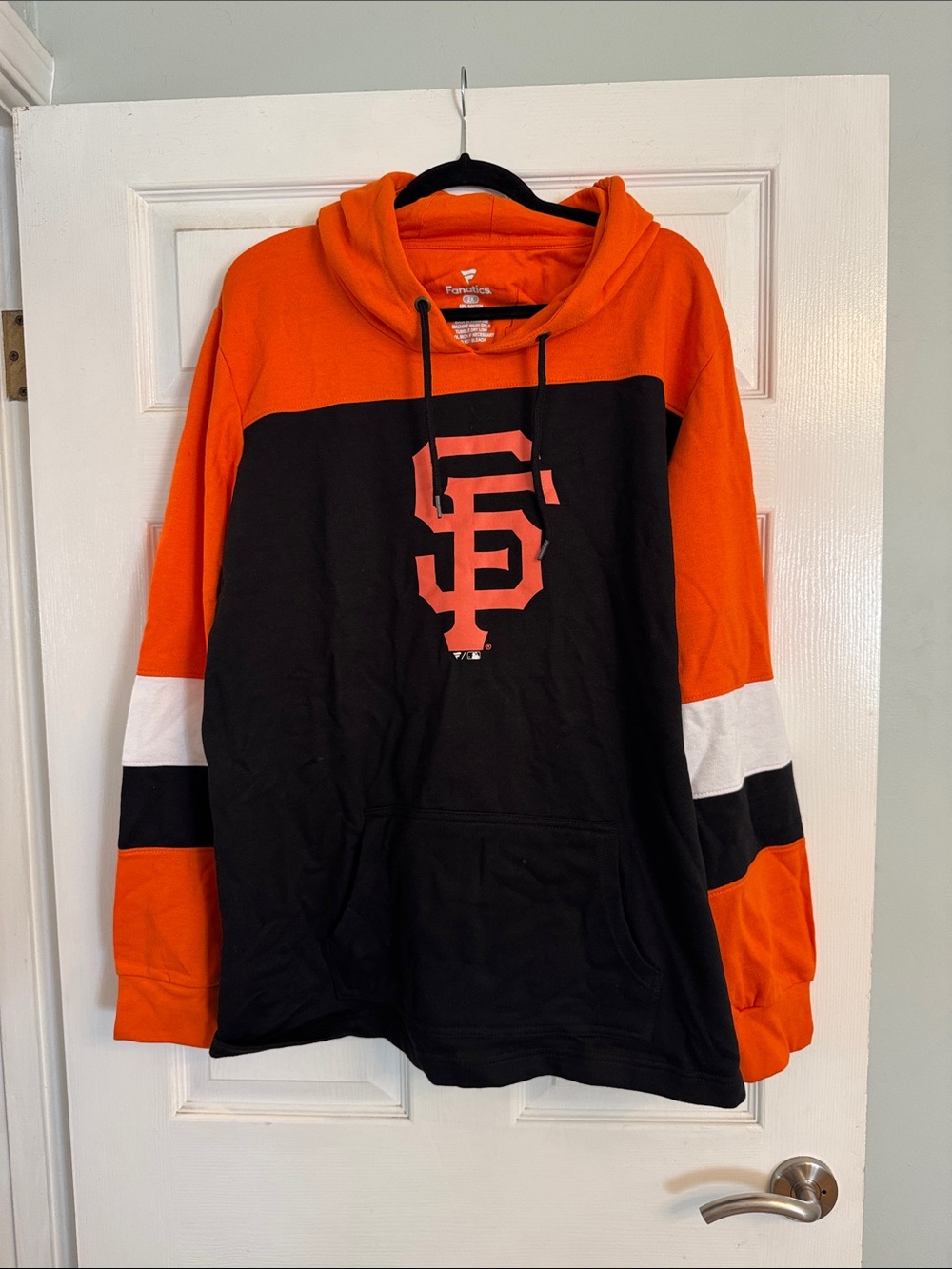 Fanatics San Francisco Giants Orange & Black Crewneck Sweatshirt